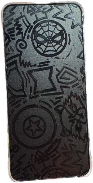 Mica de hidrogel con diseño instalada 3